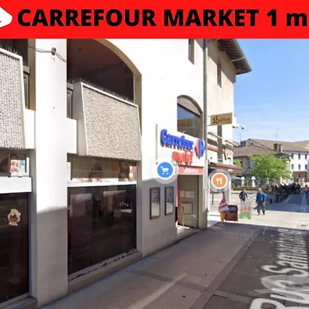 T2 4 Pers, Bus , Lycee, Centre Ville, Restaurant, Supermarche * Bourg-en-Bresse
